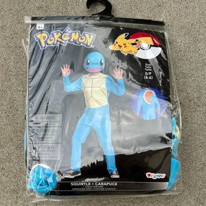 Pokémon kids size 4/6 kiddos,  costume for Halloween or some cosplay. (Squirtle)